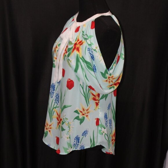New York and Company Floral Sleeveless Top - Picture 4 of 11